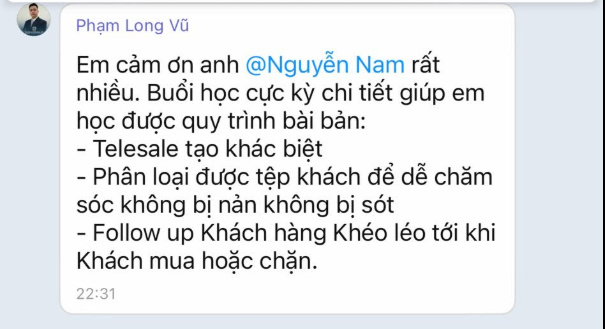 Kết quả học viên 3
